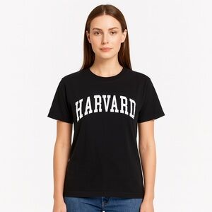 Harvard University Black College T Shirt